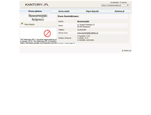 Tablet Screenshot of nowomiejski.kantory.pl