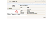 Tablet Screenshot of kantorpark.kantory.pl