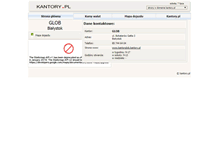 Tablet Screenshot of kantorglob.kantory.pl