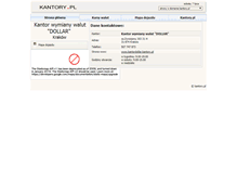 Tablet Screenshot of kantordollar.kantory.pl
