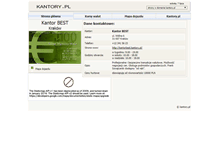 Tablet Screenshot of kantorbest.kantory.pl